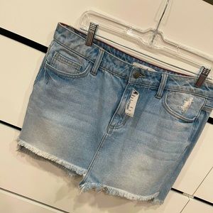 Jean skirt size large